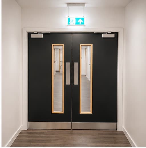 FD30 Double Fire Door Set
